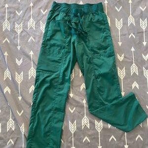 Xs Ohm hunter green scrub pants